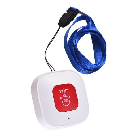 Elowen Call Button WiFi Emergency Call Button Mini Portable Emergency Button Rechargeable Wireless WiFi Pager Nurse Alert Button Support 2.4G Wi-Fi Alarm Push Shared by Multiple People App Mobile