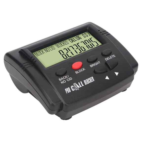 Elowen Caller ID Box Call Blocker, Caller ID Box 2000 Groups Plug and Play with LCD Display for Landline
