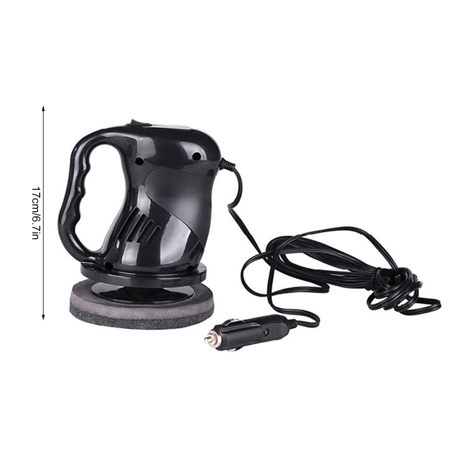 Elowen Car Polisher Machine Polisher Electric Car Polisher Machine, Buffer Polisher Waxer Kit with 2 Pads for Car Detailing Polishing and Waxing