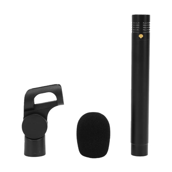 Elowen Cardioid Microphone Microphone Pencil Condenser Microphone Cardioid Mic Smart Noise Reduction High SPL Metal Body XLR Interface for Choir Instrument Recording Stage Performance