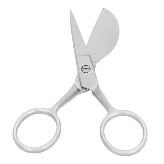 Elowen Carpet Trimmer Stainless Steel Duckbill Carpet Cutter Mini Trimming Shears Portable Rug Making Craft Scissors Ideal for Household Use