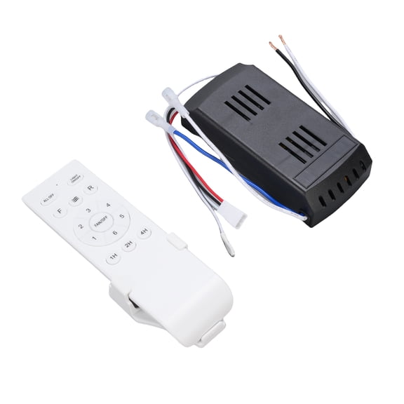 Elowen Ceiling Fan Light Remote Control Ceiling Fan Controller Receiver, 6 Speeds Ceiling Fan Remote Control Kit for Replacement