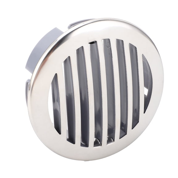 Elowen Circle Air Vent Cover Round Air Vent Grill, Circle Air Vent Cover Sturdy Rustproof for RV for 7.62cm-8.26cm Pipe for Yacht