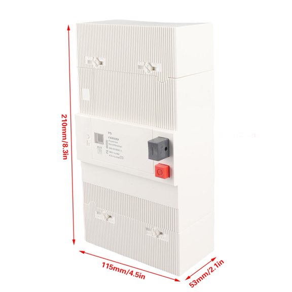 Elowen Circuit Breaker 30-60A 4 pole Low voltage Circuit Breaker with Leakage Protection, Overload Short Circuit Protection, Fast Installation by DIN Rail, for Power Distribution System of Lighting