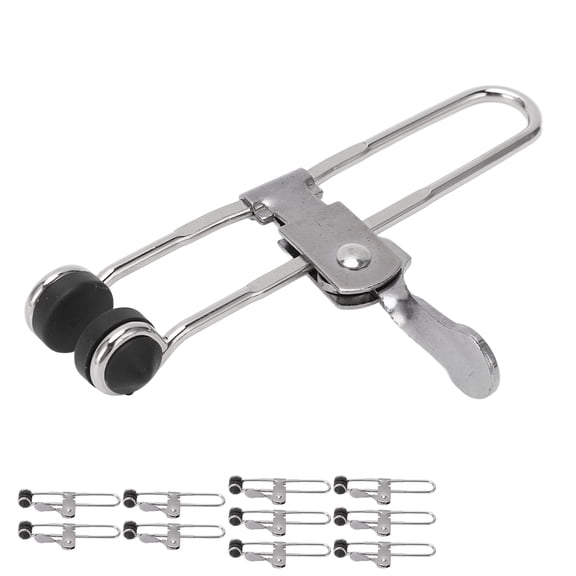 Elowen Clamps Lever Action Grid Clamp, Multifunctional Suspended Ceiling Tools 10PCS for Construction Site