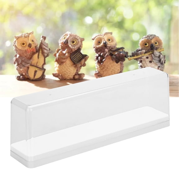 Elowen Clear Action Display Case ACTION FIGURE STORAGE BOX DUSTPROOF STACKABLE TRANSPARENT CARTOON FIGURE DOLL DISPLAY CASE FOR HOME