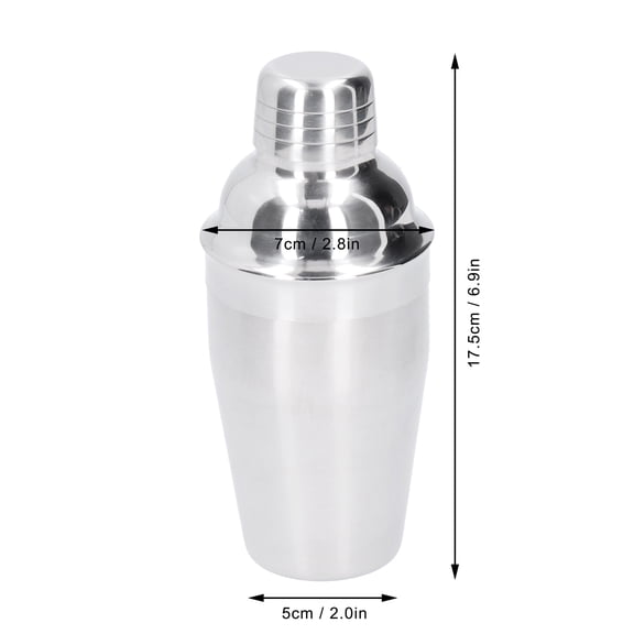 Elowen Cocktail Mixer Cocktail Shaker, 350ml Bar Shaker for Bartending for Mixing Drinks