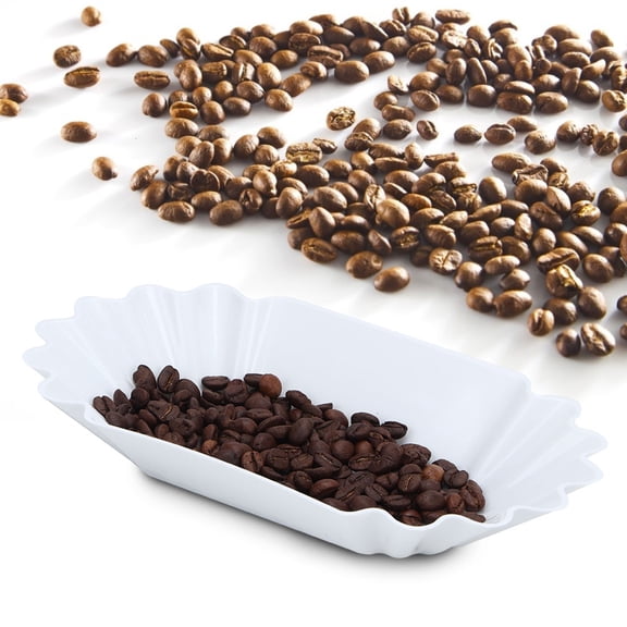 Elowen Coffee Bean PlateCoffee Food Grade PP Plastic Coffee Beans Sample Tray Display Dish Plate Container Home Kitchen Accessories