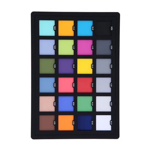 Elowen Colour Calibration Chart Color Camera Colour Correction Card 5.7" X 4.1" Colour Calibration Chart for Photography Video Printing