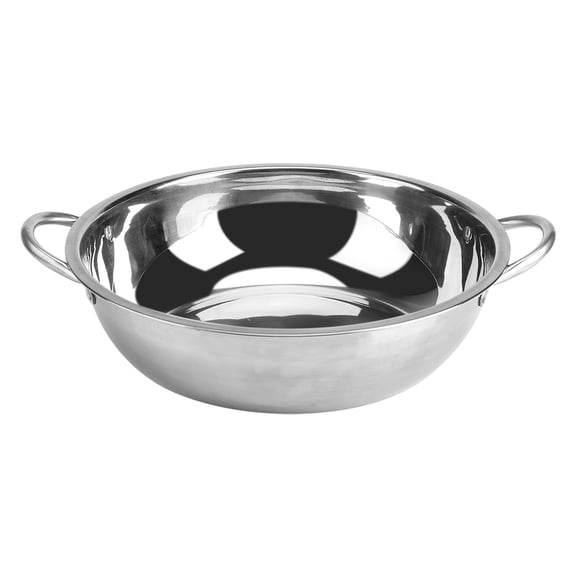 Elowen Cooking PotPot 30CM Stainless Steel Hot Pot Induction Cooker Home Kitchen Cookware Soup Cooking Pots