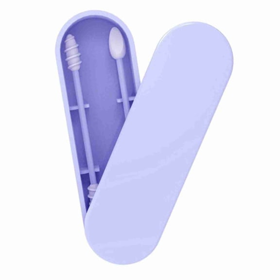 Elowen Cotton Swabs Cotton Swabs Silicone Reusable Cotton Swab with Storage Box for Ear Cleaning