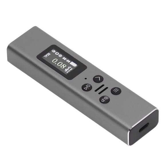 Elowen Counter Nuclear Radiation Detector, Geiger Counter USB Charging with Power Cord for Home Silver