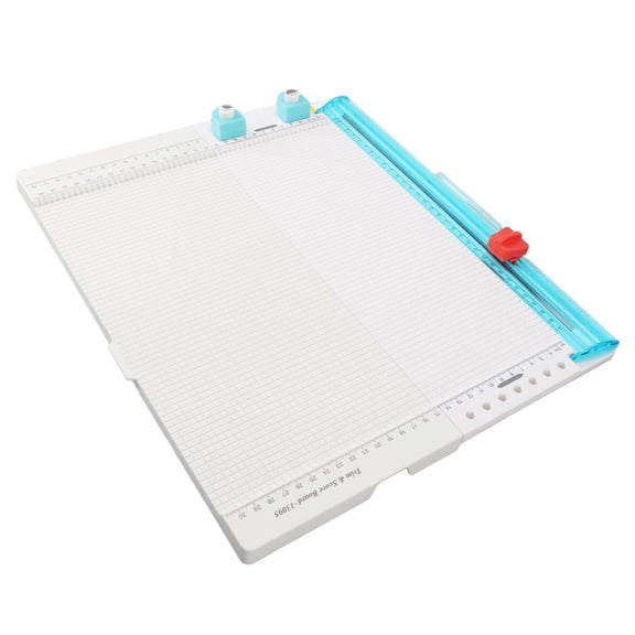 Elowen Craft Paper CutterMultifunctional Scoring Paper Board, Paper Trimmer Scoring Board ABS Engineering Plastic 7 in 1 for Crad
