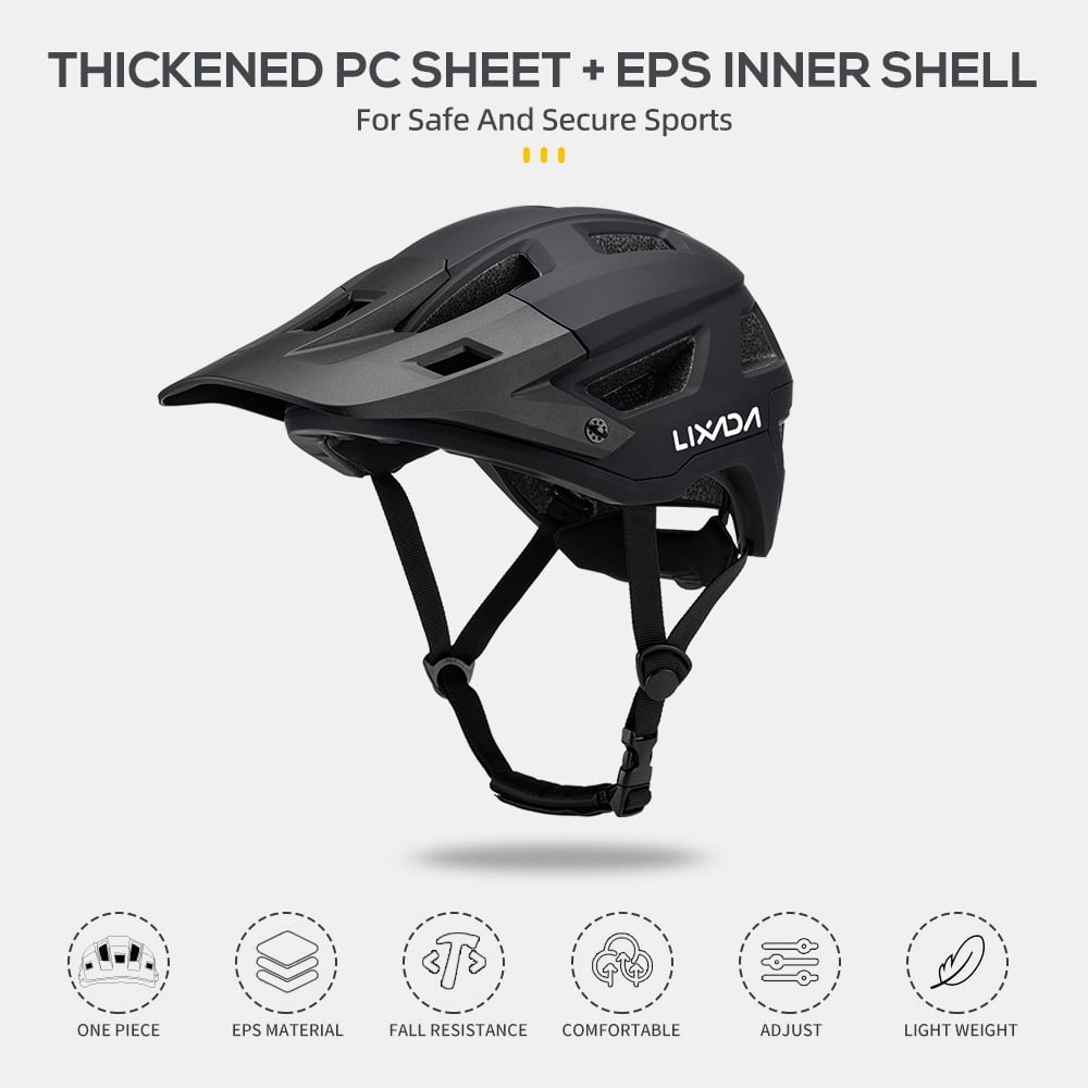 Elowen Cycle helmets for men Helmet Bike Helmet for Men and Women Mountain Helmet Road Bike Helmet 55-61cm Adjustable Dial Removable Visor Ventilation 14 Air Vents Cycle Helmet