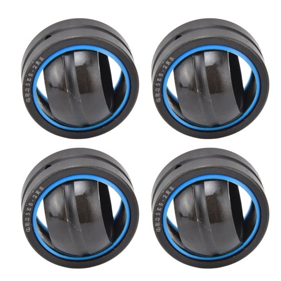 Elowen Deep Grooved Bearing Radial Bearings, 4Pcs Spherical Bearing for Equipment 25-2