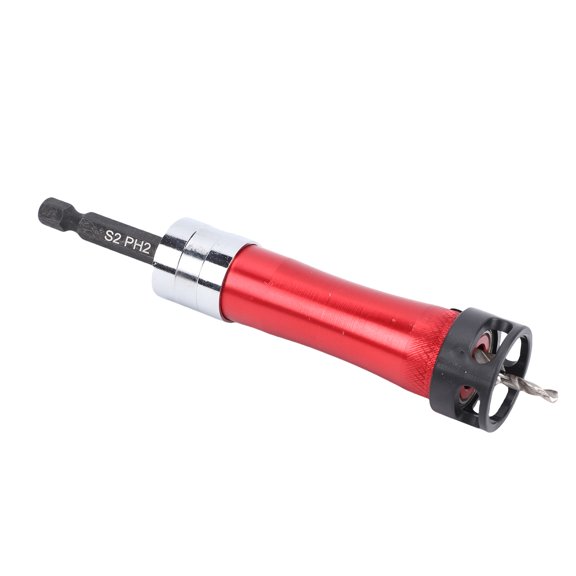 Elowen Depth Countersink Drill Bit Bit Countersink Drill Bit Set with Adjustable Depth Stop 1/4 Inch Hex Shank Counter Sink Drill Bits with Chamfer Bit for Woodworking