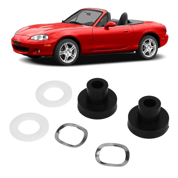 Elowen Derlin Window Bushing Window Bushing, 909925 Rubber Window Bushing Replacement for Miata 1990 To 2005