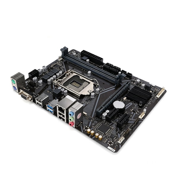 Elowen Desktop Mainboard H410M-S2 Computer Motherboard LGA1200 for I9 I7 I5 I3 CPU M-ATX Desktop Board with DDR4 64GB Maximum