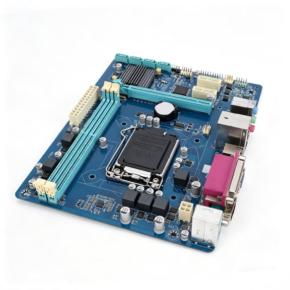 Elowen Desktop Mainboard Lga H61M- Computer Motherboard LGA 1155 DDR3 Support I3/i5/i7 Processor Easy Installation Replacement