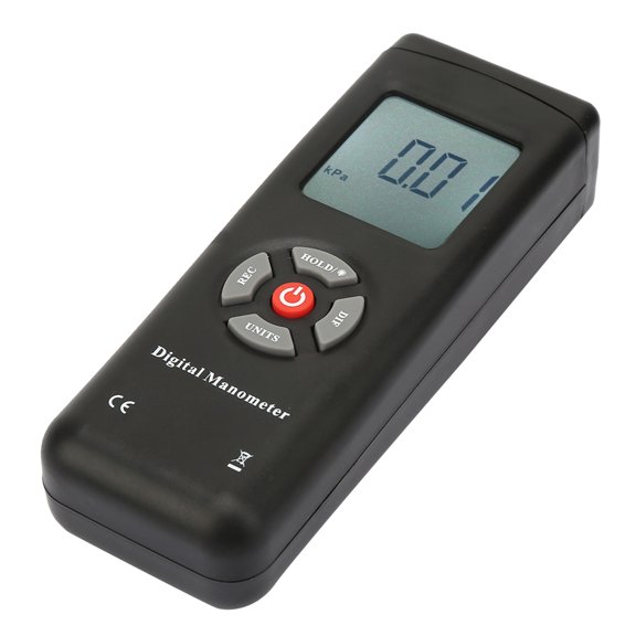 Elowen Differential Pressure Gauge TL100 Digital Differential Pressure Gauge Handheld Differential Pressure Gauge for Ventilation Systems