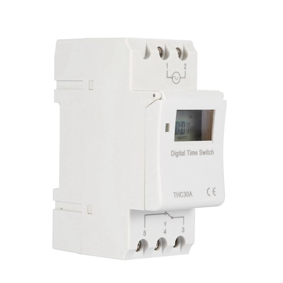 Elowen Digital Time THC 30A Digital Timer Switch Programmable Electronic Time Control Switch for Street Lamp Neon Lamp Production Device