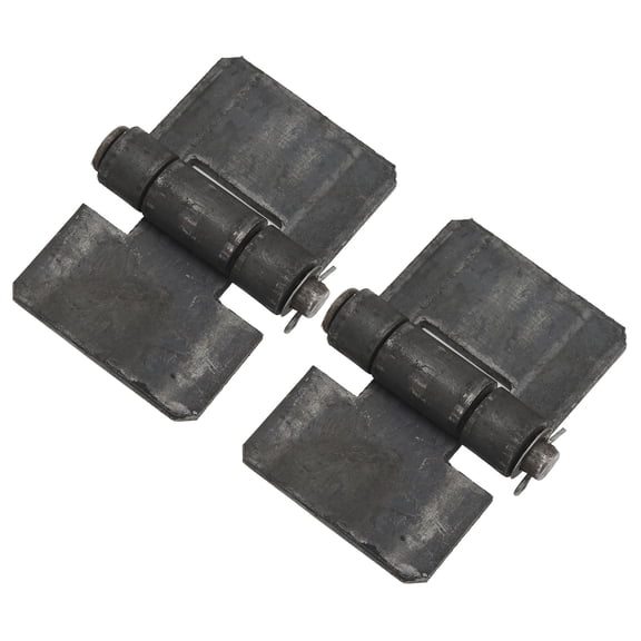 Elowen Door Welding Hinges Door Bearing Butt Hinges, Door Butt Hinge 2 Pcs for Trailer