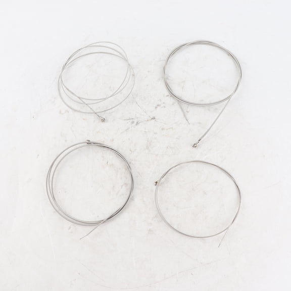 Elowen Double Bass String Double BD102 4-string Double Bass String Set Steel- Winding String Rust-resistant String for Double Bass 4 Pcs