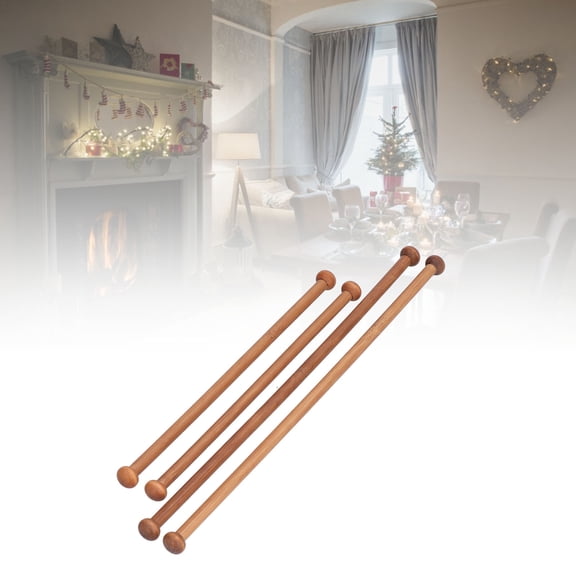 Elowen Dowel Rod Hanging Rod, Portable Wooden Hanging Rod for Home for Photo Studio for DIY Projects