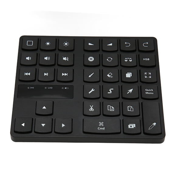 Elowen Drawing Shortcut Keyboard Wireless Drawing Keyboard, Extensive Hardware Software Compatibility Mini Drawing Keyboard for Home