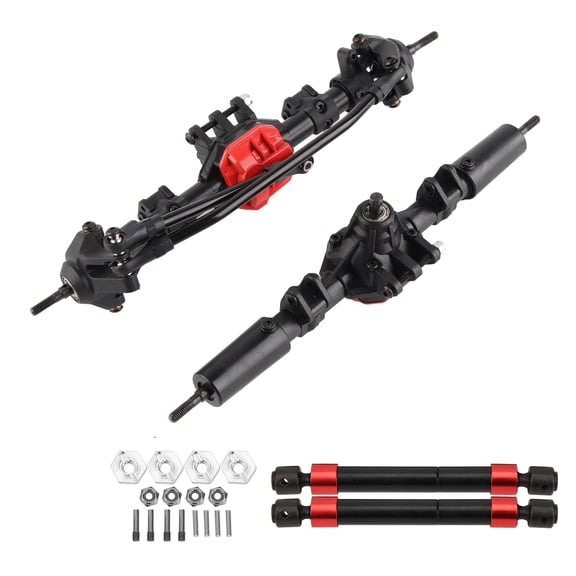 Elowen Drive ShaftFront Complete Axle, Sturdy and Durable Complete Axle for Axial SCX10 I and SCX10 II 1/10 RC Car