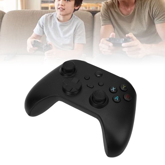 Elowen Dual Hall Effect Gaming ControllerWith Gaming Controller for 7 8 10 11 PC Black Bluetooth PC Controller with Dual Hall Joysticks Linear Vibration