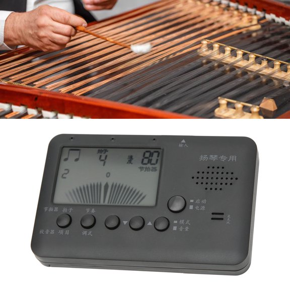 Elowen Dulcimer Tuner Electronic Tuner, Dulcimer Tuner Multi Key for Tuning