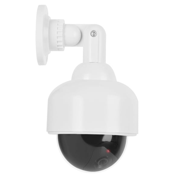 Elowen Dummy Security Cam Fake Camera Waterproof Dummy Surveillance Security Cam with Flashing Red LED Light