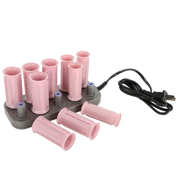 Elowen Electric Heated Roller Tool 10Pcs Professional Electric Heated Roller Curling Roll Hair Tube Hair Styling Classic Style