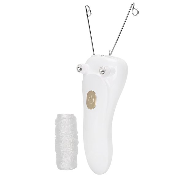 Elowen Electric Threading Epilator Threading Epilator, USB Charging Electric Threading Epilator with Cotton Thread and USB Cable for Hairs on The Upper Lip Chin Cheeks, Sideburns