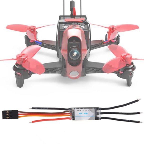 Elowen Electronic Speed ControllerRC ESC, 7A RC Electronic Speed Controller with BEC for Fixed Wing Aircraft