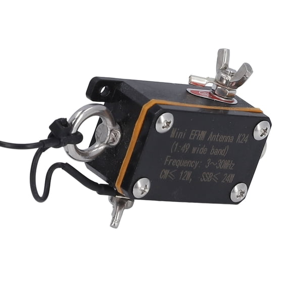 Elowen End Fed Half Antenna End Fed Half Wave Antenna, 1:49 Balun Mini EFHW Antenna Wide Application Portable Multiple Withstand Power for Radio Listening
