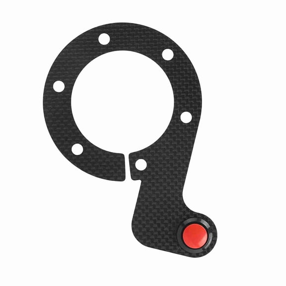 Elowen External Horn Button Carbon Fiber External Horn Button Kits Steering Wheel Single Dual Button Acrylic Color As Shown Racing Steering Wheel VERTEX