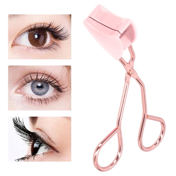 Elowen Eyelashes Clip Applicator Eyelashes Clip, Eyelashes Clip Applicator Stainless Steel Plastic Lovely Shape Texture Strong Force for Salon for Women Pink