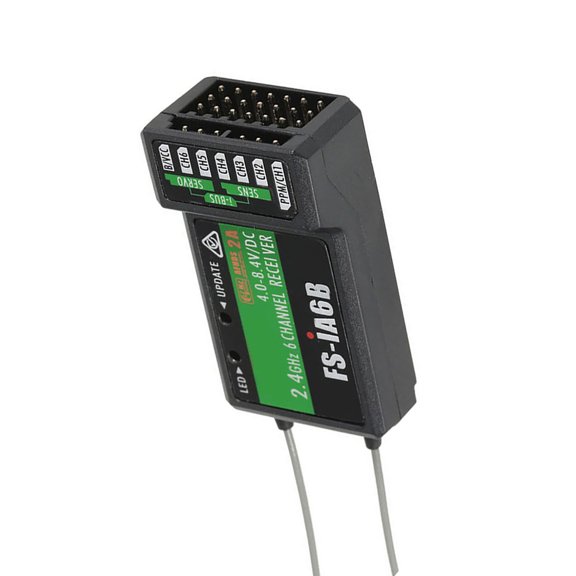 Elowen FS-iA6B receiverQuadcopters 2.4G Flysky FS-iA6B 6Ch Receiver PPM Output with iBus Port Compatible Flysky i4 i6 i10 Transmitter