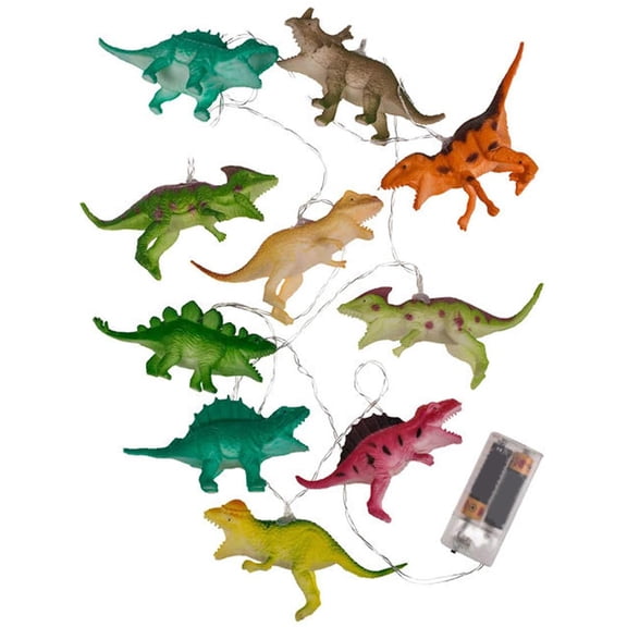 Elowen Fairy Lights Dinosaur String Light, 10 LED 1.7m Fairy Lights for Kids