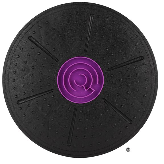 Elowen Fitness BoardBalance Board Fitness Exercise Stability Disc for Yoga Training Purple Labyrinth Wobble