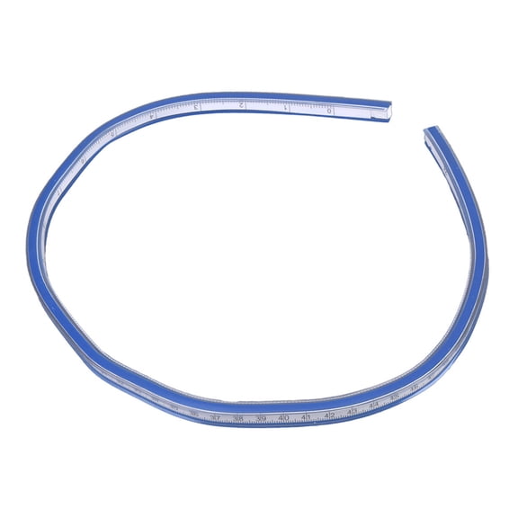 Elowen Flexible rule PLASTIC CURVE RULER STRONG VERSATILE BENDABLE DRAFTING TOOL ENGINEERING CONSTRUCTION SURVEYING CRAFT SUPPLIES