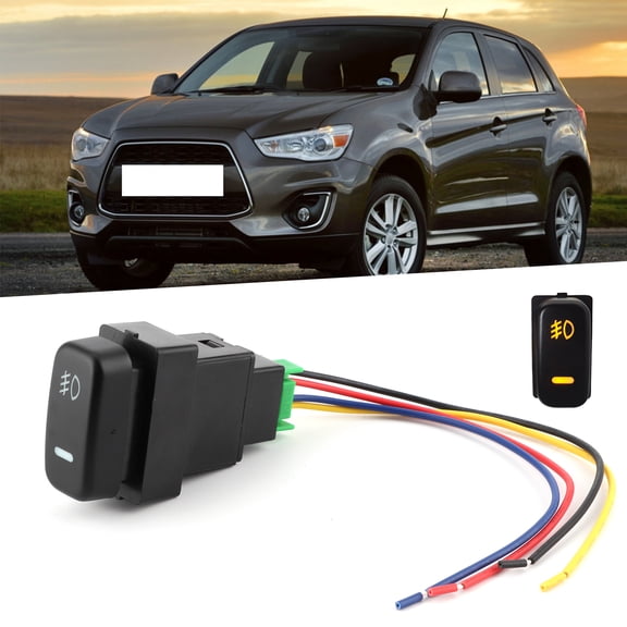 Elowen Fog Light Button Fog Light Switch Cargo Lamp Switch, Wear-resistant and Scratch-resistant Cargo and Fog Lamp Switch for Og Lights DRL LED Light Bar for Most People