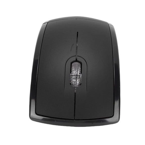 Elowen Foldable Wireless MouseFolding Wireless Mouse, 2.4 GHz Ergonomic Computer Mouse with Receiver for Laptop Black