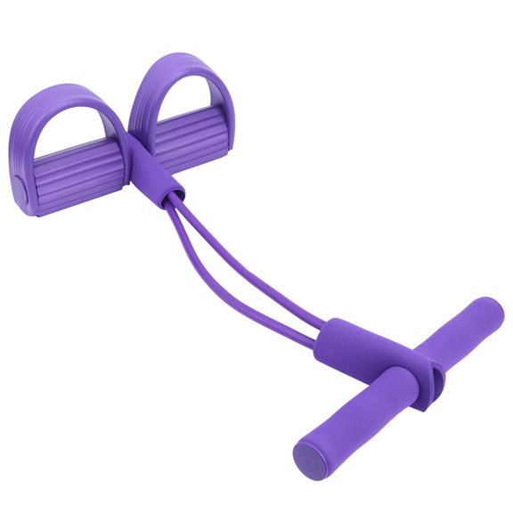 Elowen Foot Pedal Pull RopeFitness Pull Rope, Made Of Simple Design for Home Purple