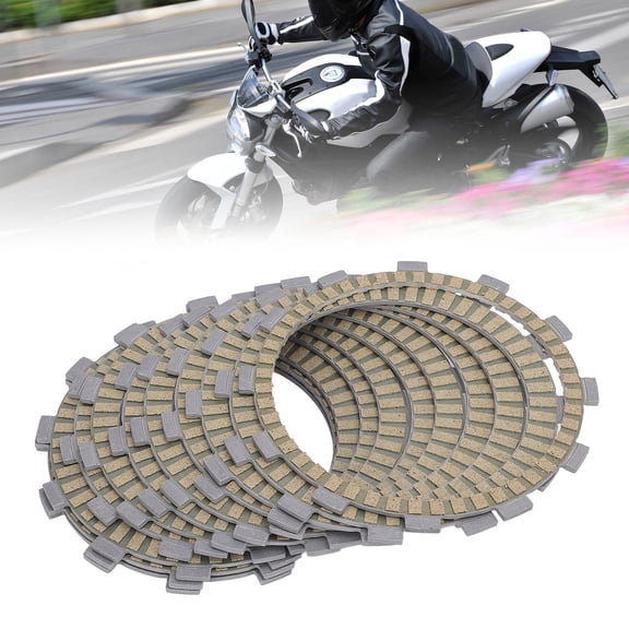Elowen Friction Plates Set Clutch Friction Plates Kit, Improve Transfer Effect Motorcycle Friction Clutch Plates for 696 796