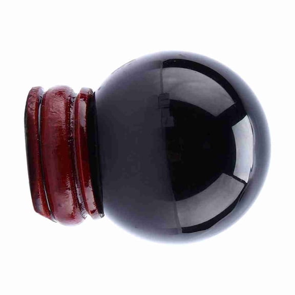 Elowen Glass Surprise Gift, Black Quartz Glass Sphere 40mm, Feng Shui, Meditation with Stand for Christmas and Other Festivals