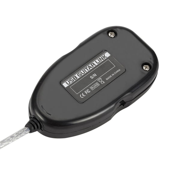 Elowen Guitar Link Guitar Guitar to USB Interface Link Cable Adapter Audio Connector Recorder for PC/Computer