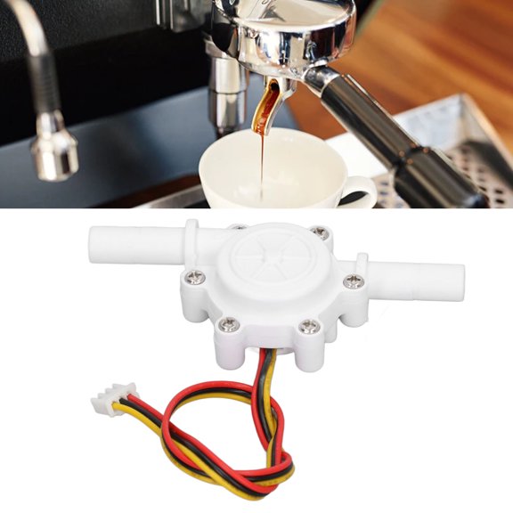 Elowen Hall Water Sensor Hall Flow Sensor, Hall Flowmeter DC3.5-24V for Heater